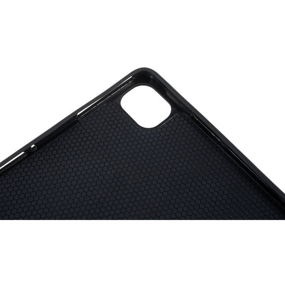 For Xiaomi Pad 5/5 Pro PU Leather Stand Case Tablet Cover + Round Cap Wireless Bluetooth Keyboard with Touchpad