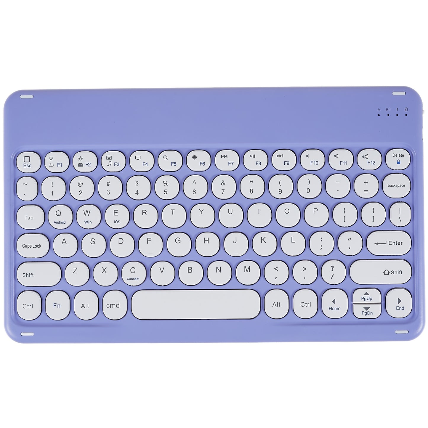 X3 10 Inch Round Cap Bluetooth Keyboard Universal Mini Magnetic Wireless Keyboard for Tablets Phones