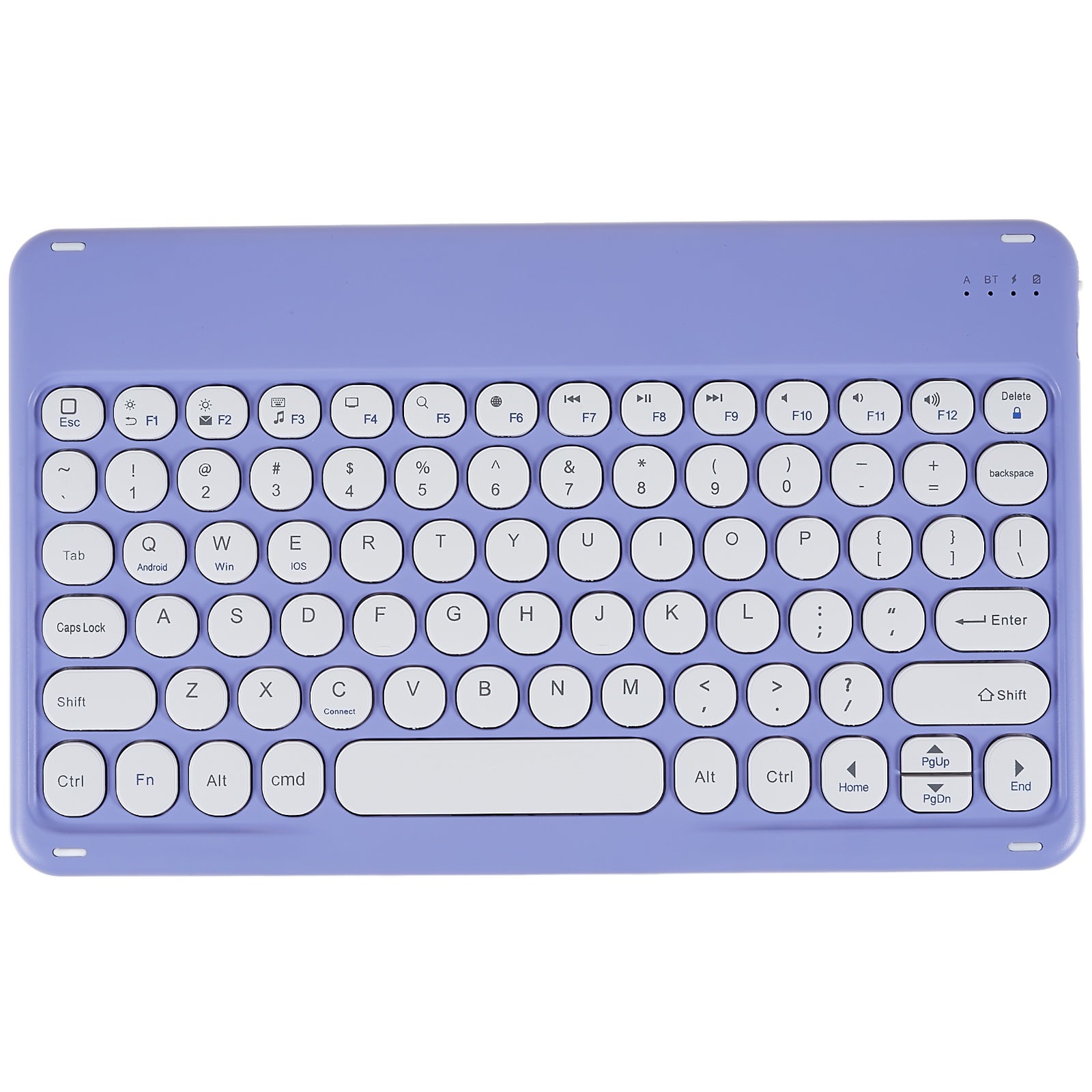 X3 10 Inch Round Cap Bluetooth Keyboard Universal Mini Magnetic Wireless Keyboard for Tablets Phones