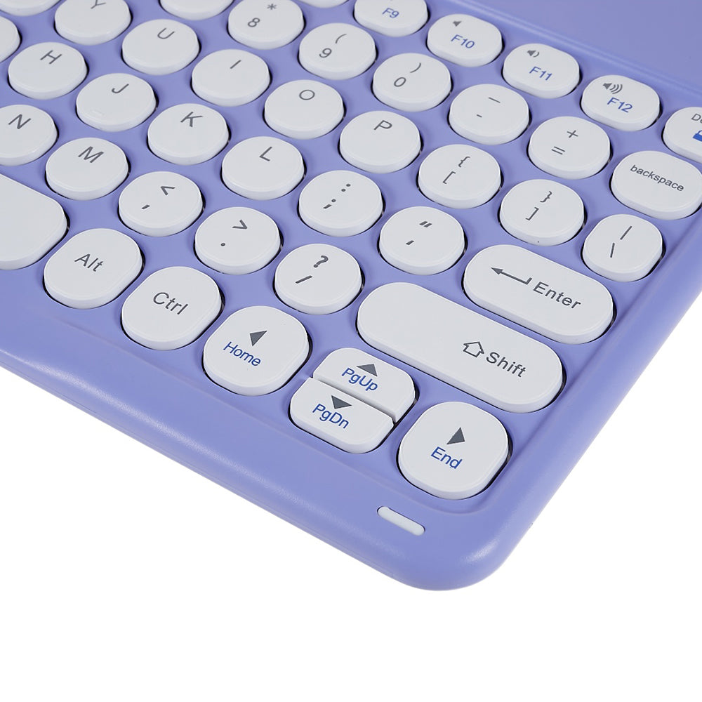 X3 10 Inch Round Cap Bluetooth Keyboard Universal Mini Magnetic Wireless Keyboard for Tablets Phones