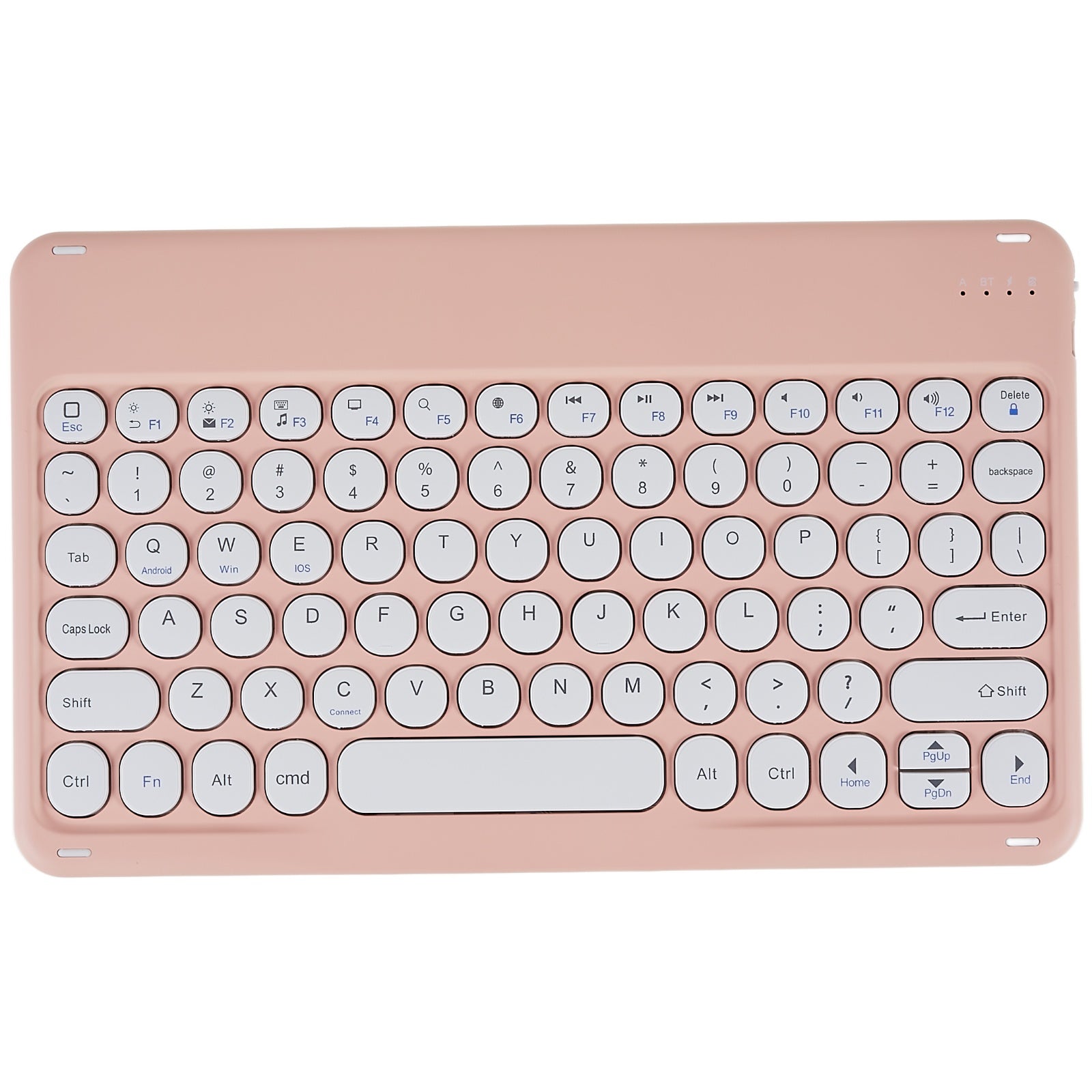 X3 10 Inch Round Cap Bluetooth Keyboard Universal Mini Magnetic Wireless Keyboard for Tablets Phones