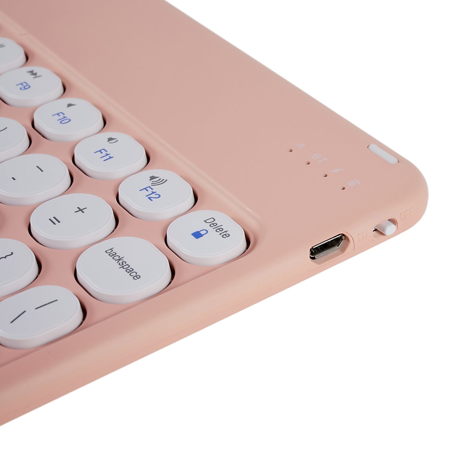 X3 10 Inch Round Cap Bluetooth Keyboard Universal Mini Magnetic Wireless Keyboard for Tablets Phones