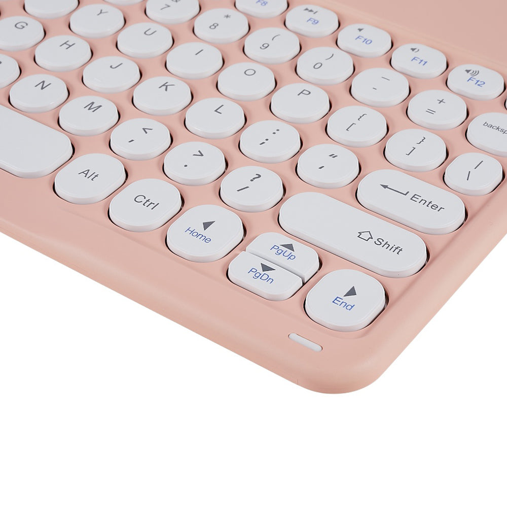X3 10 Inch Round Cap Bluetooth Keyboard Universal Mini Magnetic Wireless Keyboard for Tablets Phones