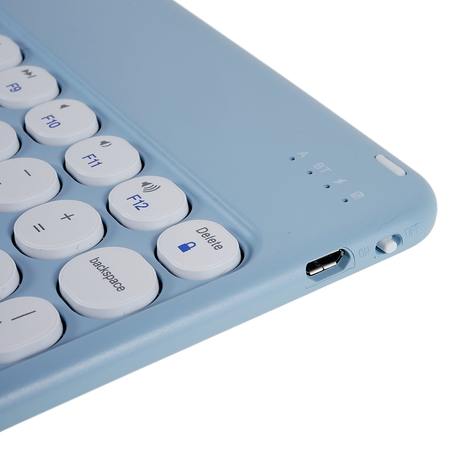 X3 10 Inch Round Cap Bluetooth Keyboard Universal Mini Magnetic Wireless Keyboard for Tablets Phones