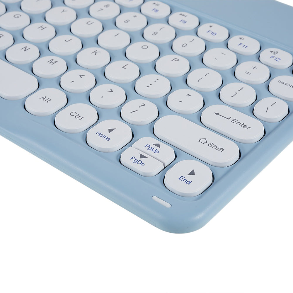 X3 10 Inch Round Cap Bluetooth Keyboard Universal Mini Magnetic Wireless Keyboard for Tablets Phones