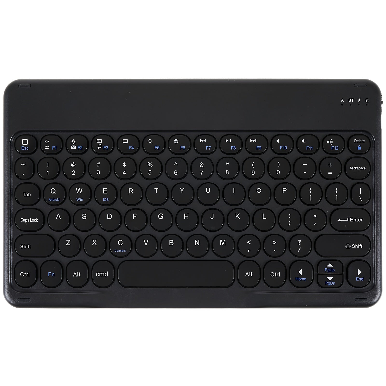 X3 10 Inch Round Cap Bluetooth Keyboard Universal Mini Magnetic Wireless Keyboard for Tablets Phones
