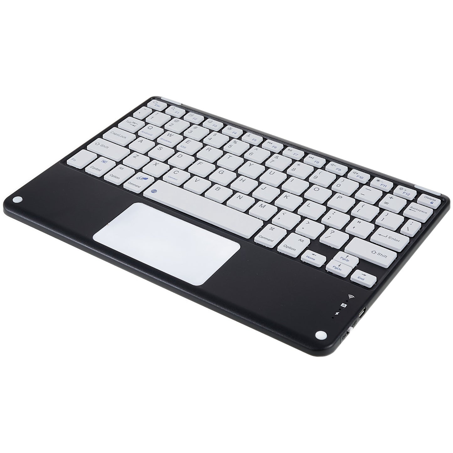 X7 10 Inch Ultrathin Bluetooth Keyboard Portable Magnetic Wireless Keyboard with TouchPad for Tablets Mobile Phones