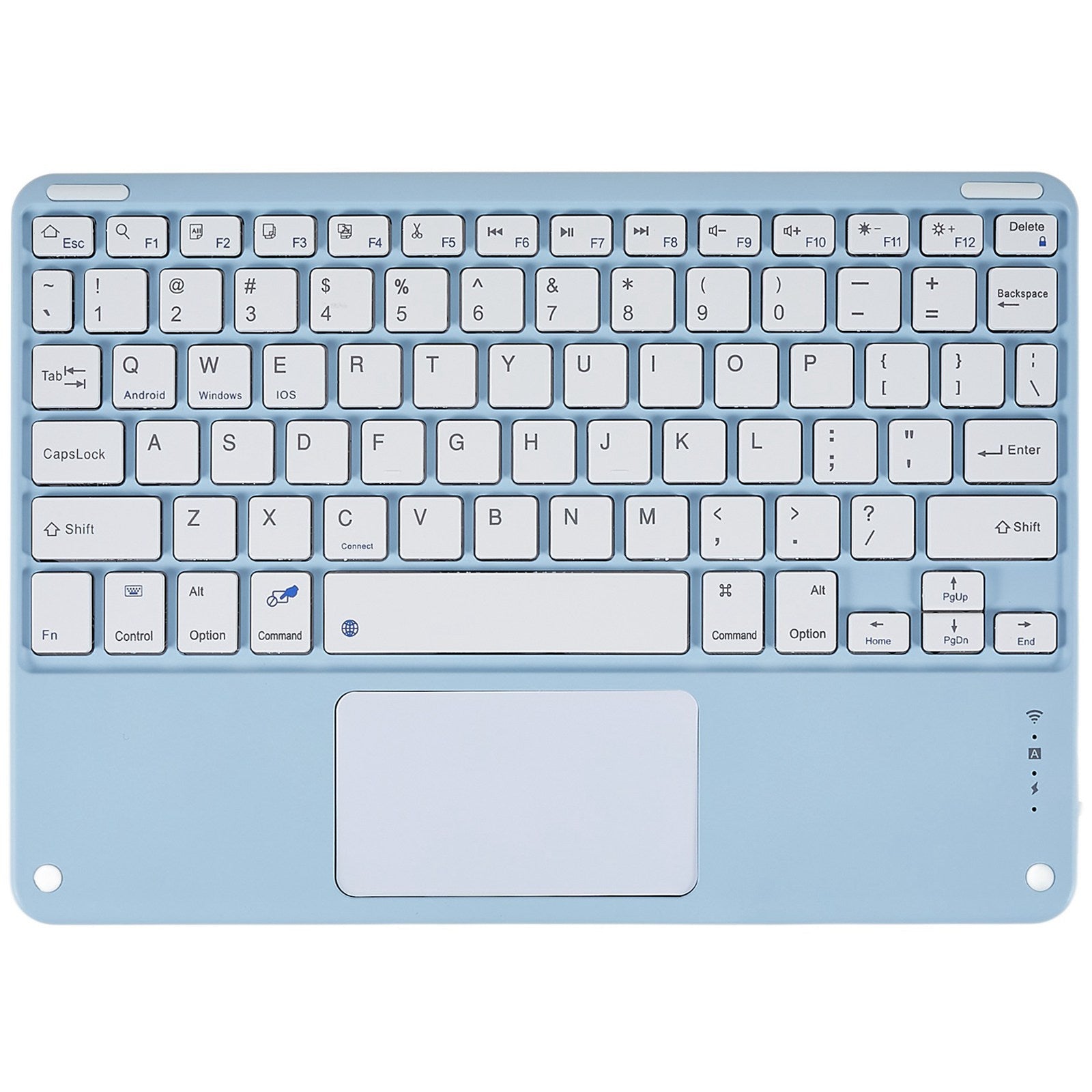 X7 10 Inch Ultrathin Bluetooth Keyboard Portable Magnetic Wireless Keyboard with TouchPad for Tablets Mobile Phones