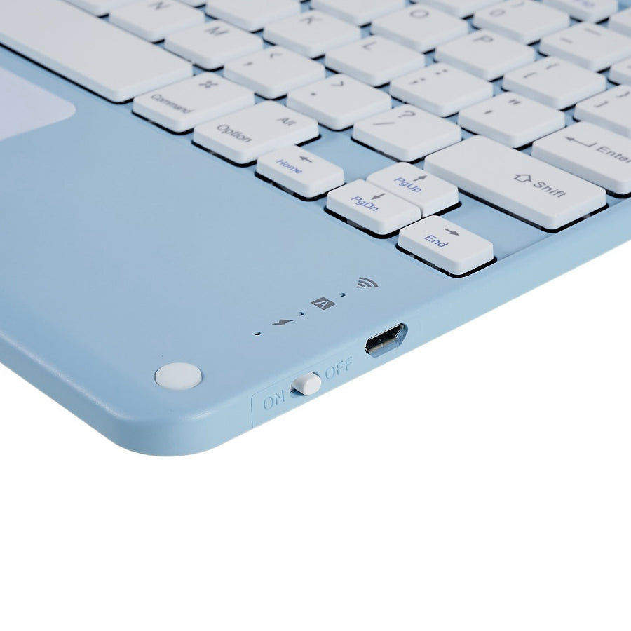 X7 10 Inch Ultrathin Bluetooth Keyboard Portable Magnetic Wireless Keyboard with TouchPad for Tablets Mobile Phones