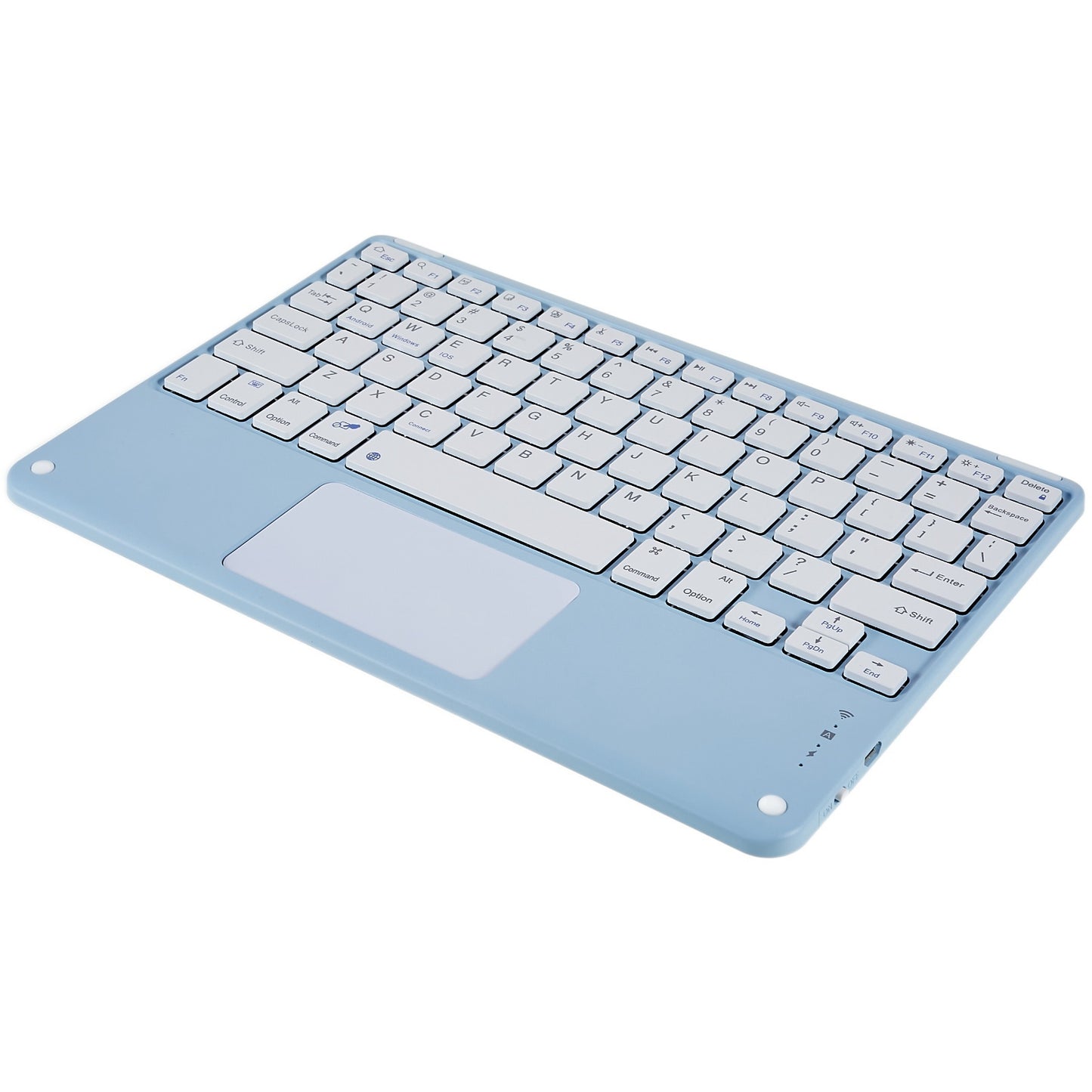 X7 10 Inch Ultrathin Bluetooth Keyboard Portable Magnetic Wireless Keyboard with TouchPad for Tablets Mobile Phones