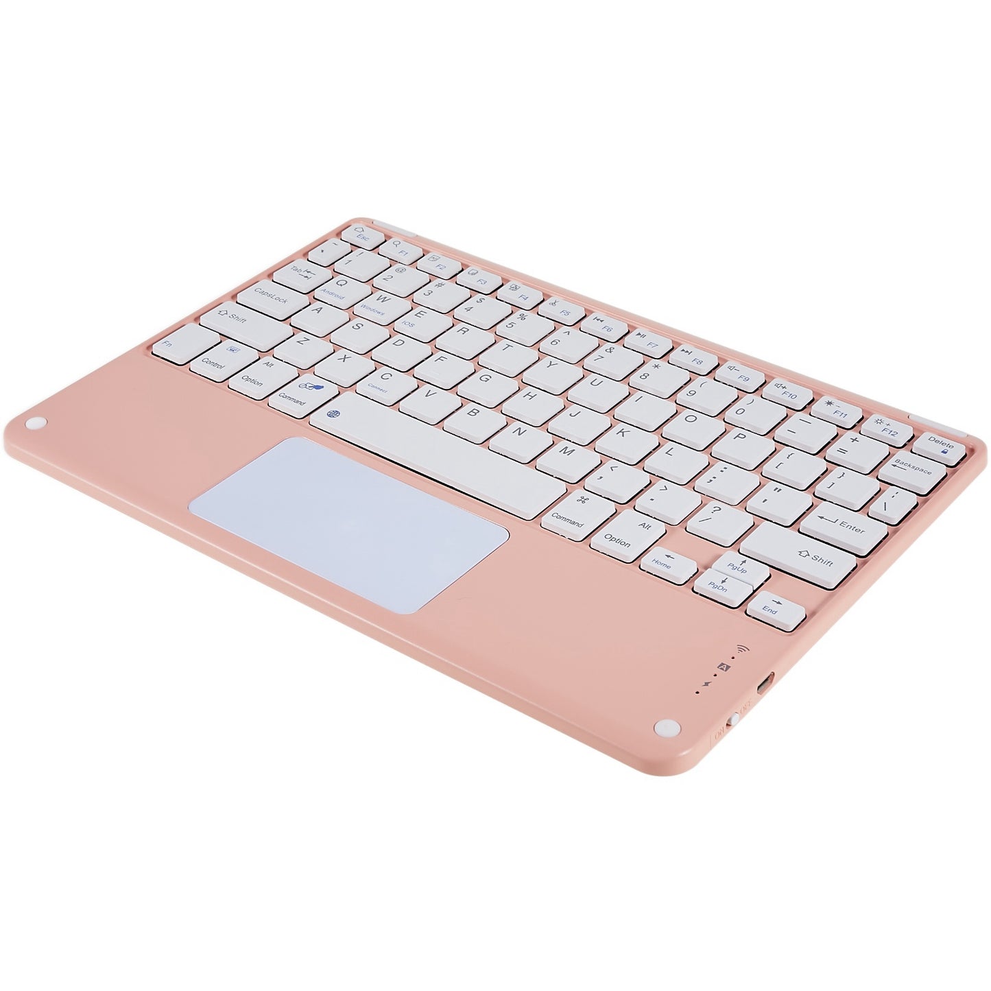 X7 10 Inch Ultrathin Bluetooth Keyboard Portable Magnetic Wireless Keyboard with TouchPad for Tablets Mobile Phones