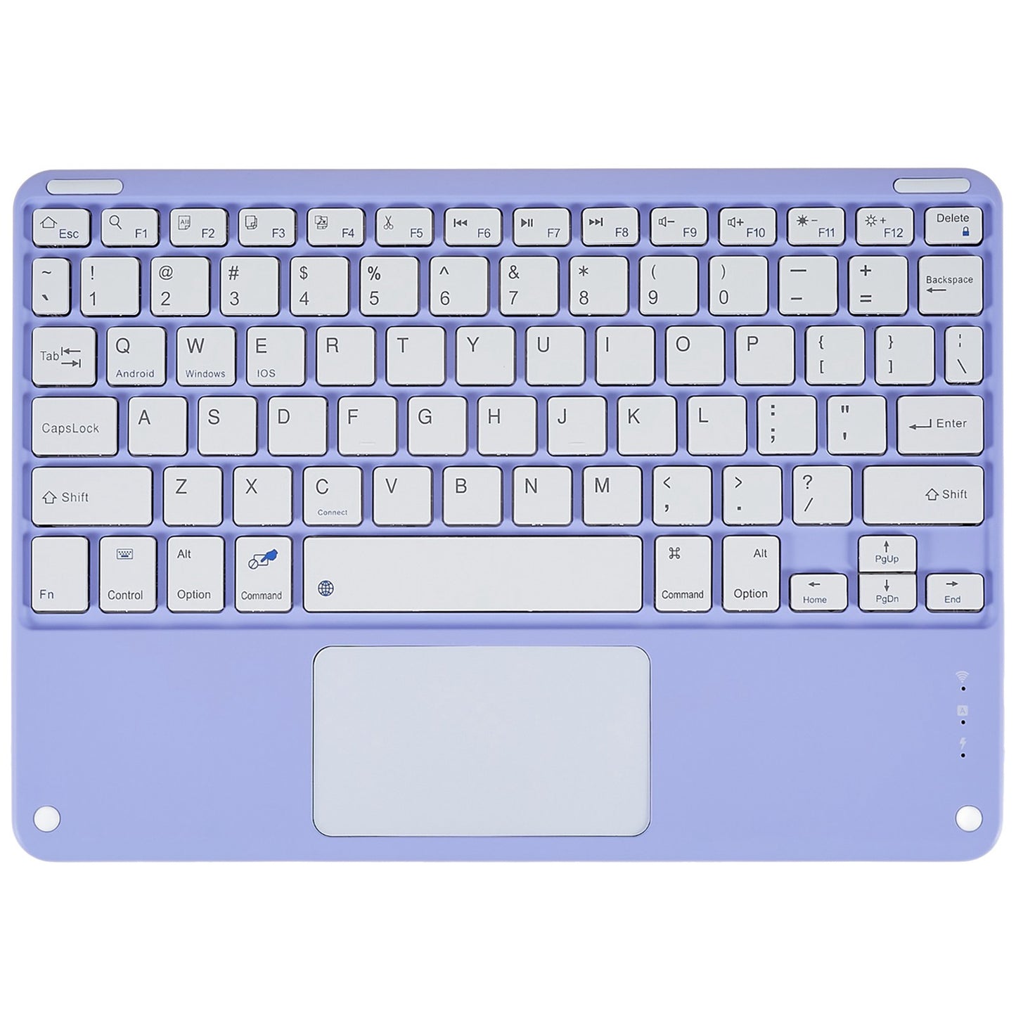 X7 10 Inch Ultrathin Bluetooth Keyboard Portable Magnetic Wireless Keyboard with TouchPad for Tablets Mobile Phones