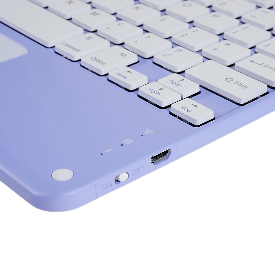 X7 10 Inch Ultrathin Bluetooth Keyboard Portable Magnetic Wireless Keyboard with TouchPad for Tablets Mobile Phones