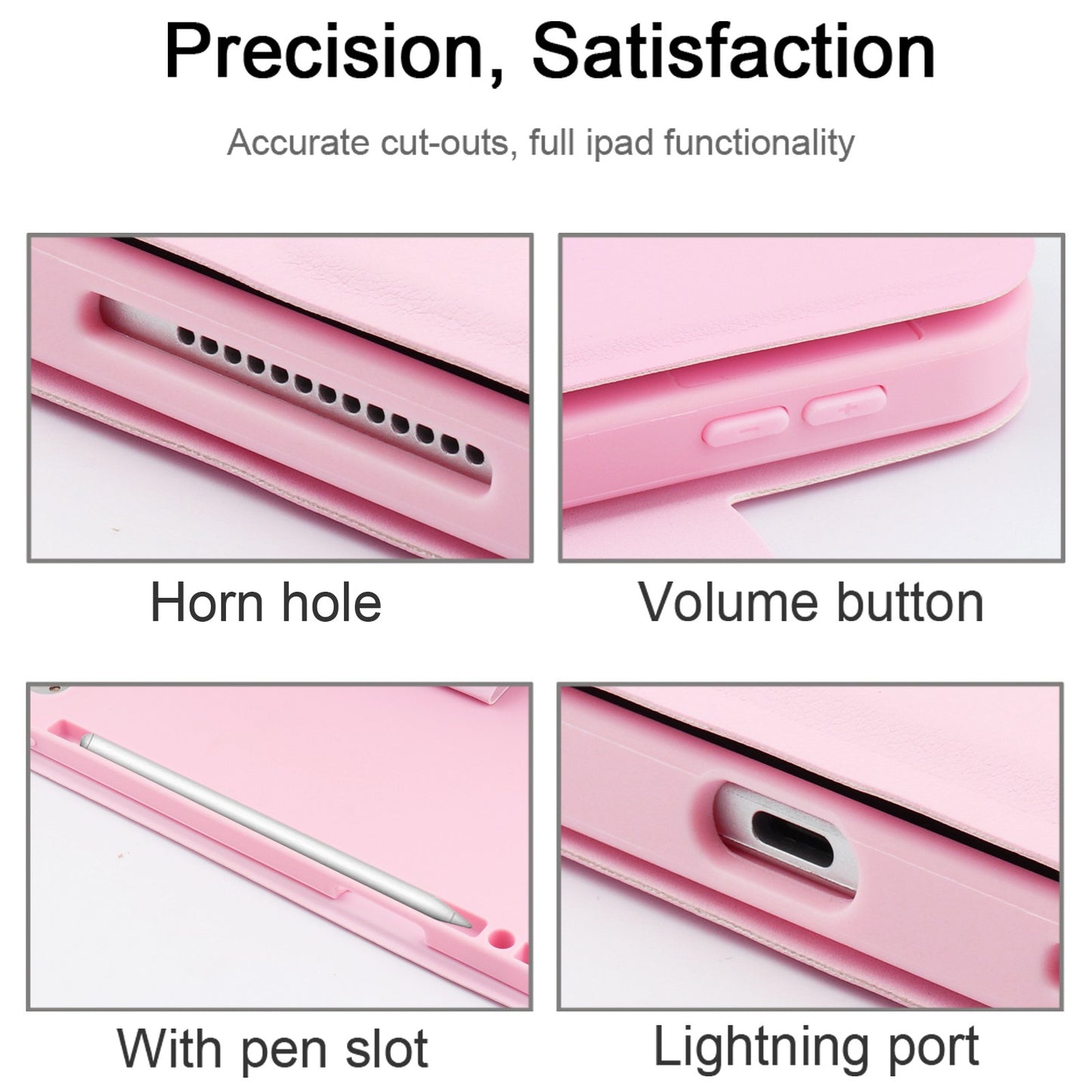 6212 For iPad Pro 11-inch (2021)/(2020)/(2018)/iPad Air (2020) Wireless Bluetooth Keyboard Case Shockproof Tablet Leather Cover Multi-Angle Stand Case with Pen Slot