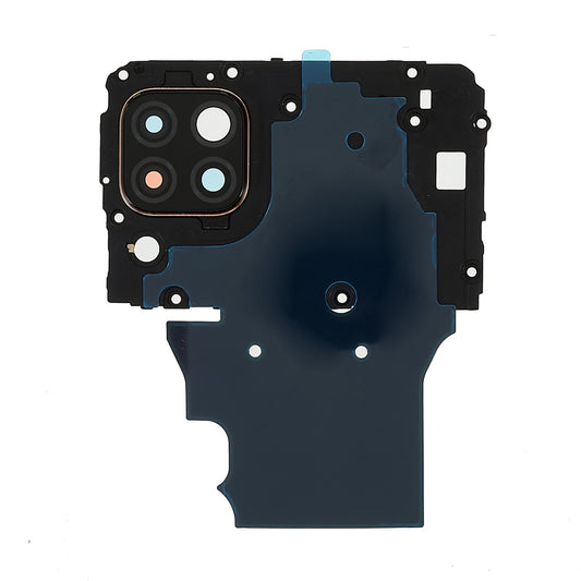 For Huawei P40 lite 4G OEM Mainboard Plate Cover + Camera Lens Ring Cover Part with NFC Function (without Logo)