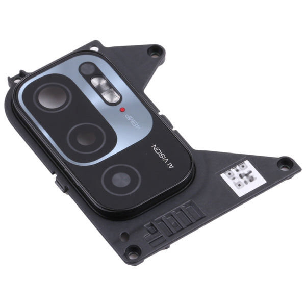 For Xiaomi Redmi Note 10 5G/Redmi Note 10T 5G M2103K19G OEM Back Camera Lens Holder Cover with Glass Part (without Logo)