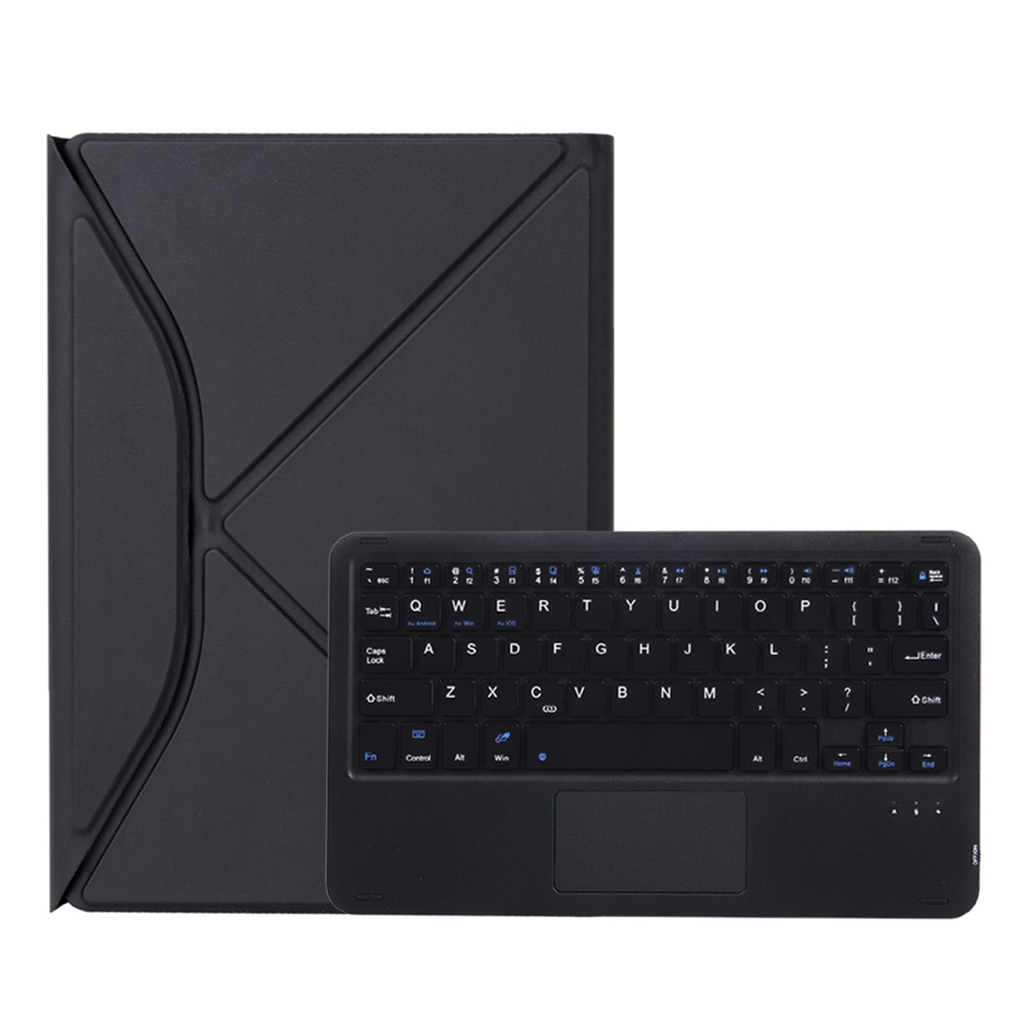 Z11B-A For iPad Pro 11-inch (2018)/(2020)/(2021) Bluetooth Keyboard Case with TouchPad Scratch Resistant Protective Cover Tablet Case with Pencil Slot