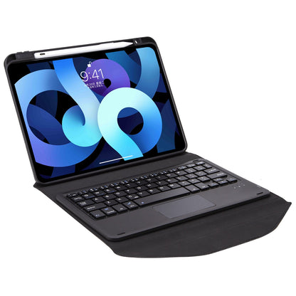 Z098B-A For iPad Air (2020)/(2022) Wireless BT Keyboard Case with TouchPad Scratch-Proof Protective Cover Tablet Case with Pencil Slot