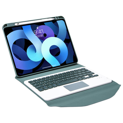 Z098B-A For iPad Air (2020)/(2022) Wireless BT Keyboard Case with TouchPad Scratch-Proof Protective Cover Tablet Case with Pencil Slot