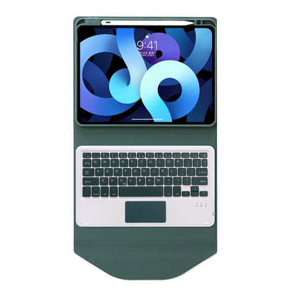 Z098B-A For iPad Air (2020)/(2022) Wireless BT Keyboard Case with TouchPad Scratch-Proof Protective Cover Tablet Case with Pencil Slot