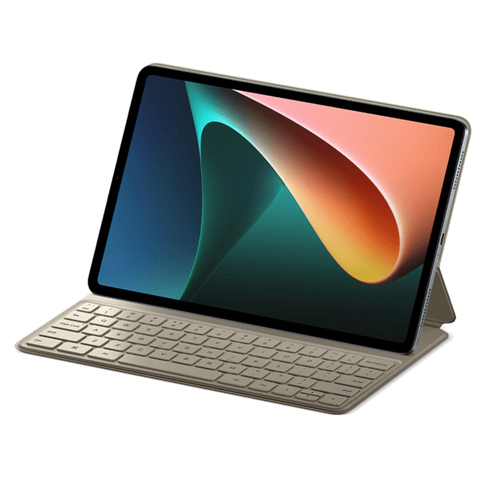 For Xiaomi Pad 5 / Pad 5 Pro, 63-Key Magnetic Keyboard Case Shockproof Stand Leather Cover Tablet Protective Case