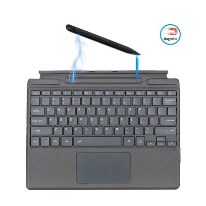 2089A for Microsoft Surface Pro 8 / X Laptop Magnetic Adsorption Bluetooth Wireless Keyboard with Touchpad