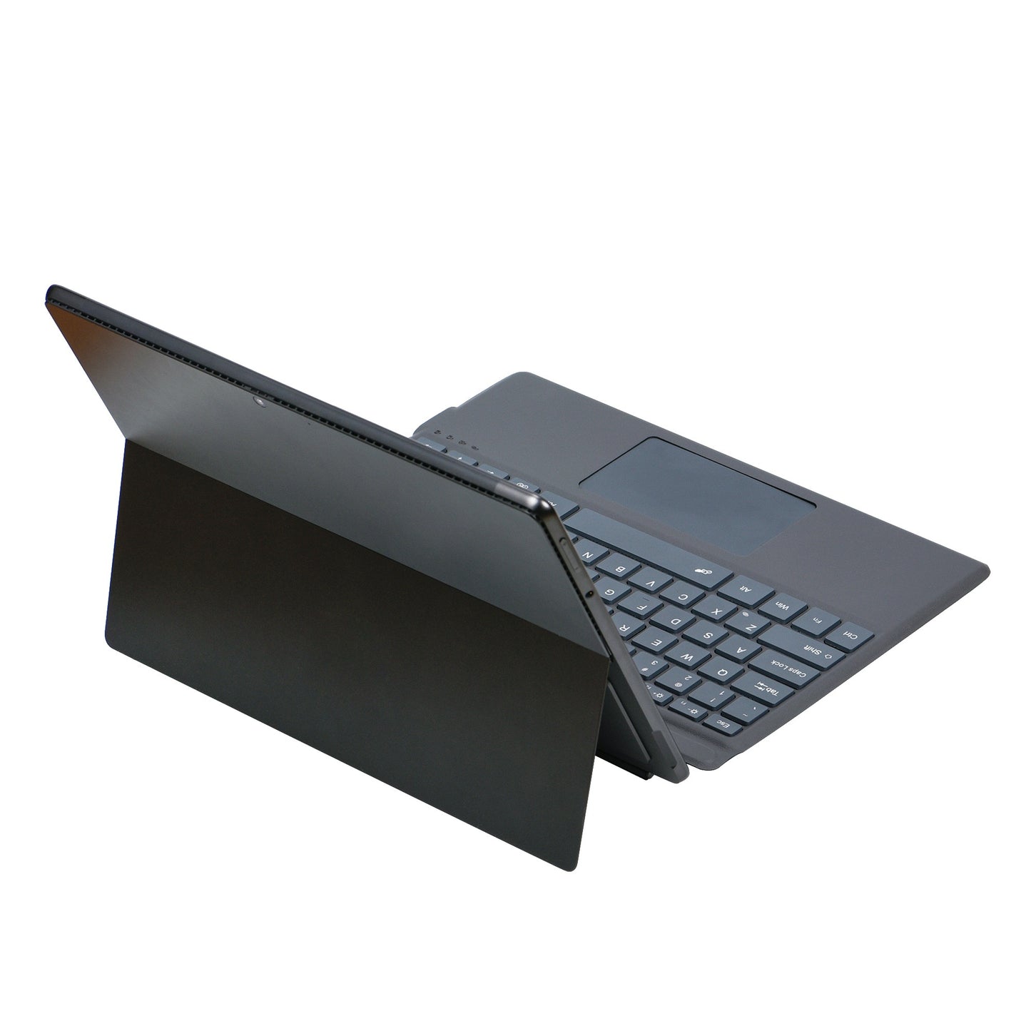 2089D for Microsoft Surface Pro 8 / X Magnetic Adsorption Colorful Light Bluetooth Wireless Keyboard with Touchpad