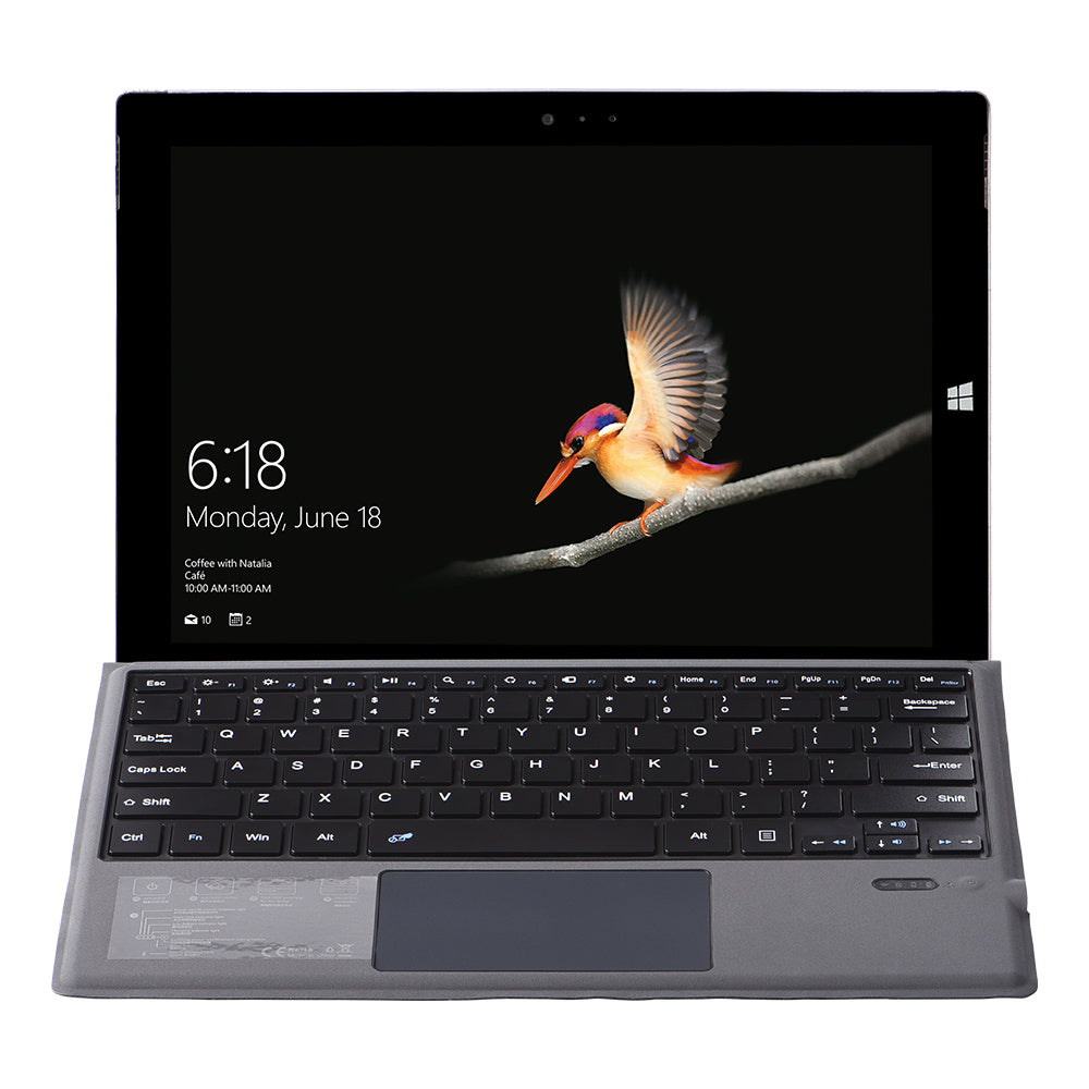 1089A for Microsoft Surface Pro 3 / 4 / 5 / 6 / 7 Laptop Magnetic Adsorption Bluetooth Wireless Keyboard with Touchpad