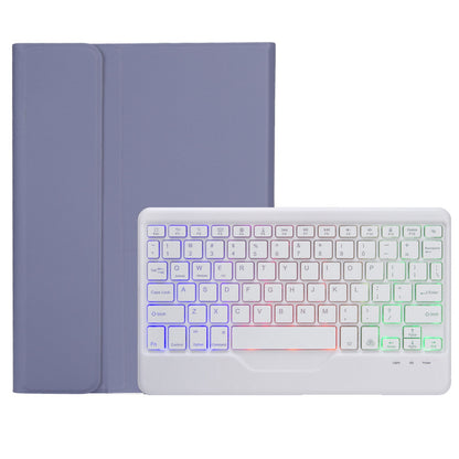 OP12-BS For Oppo Pad Air 10.4-inch PU Leather+TPU Protective Case with 3-Color Backlit Bluetooth Keyboard