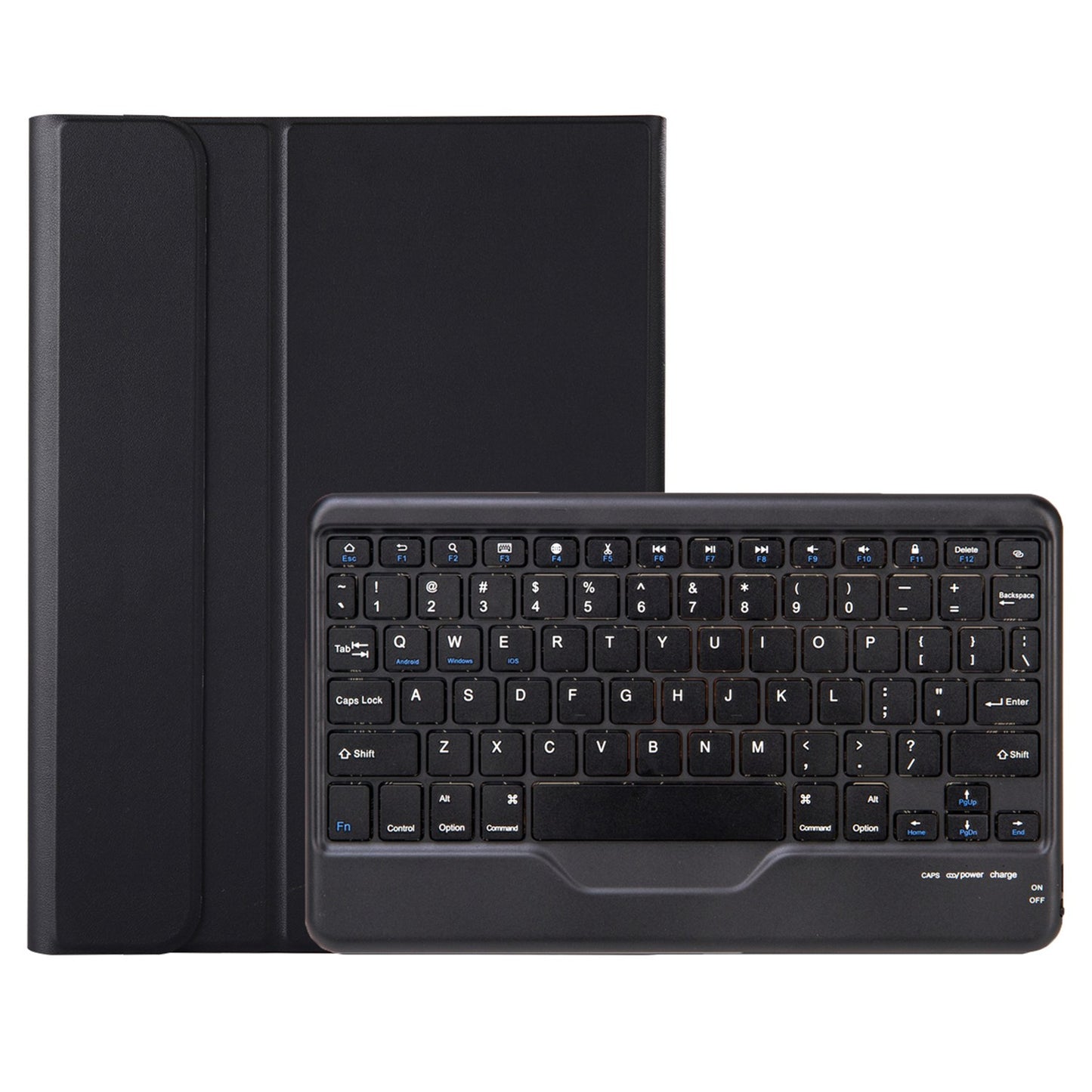 OP12-B For Oppo Pad Air 10.4-inch Protective Case with Removable Bluetooth Keyboard Anti-Drop Leather Stand Cover