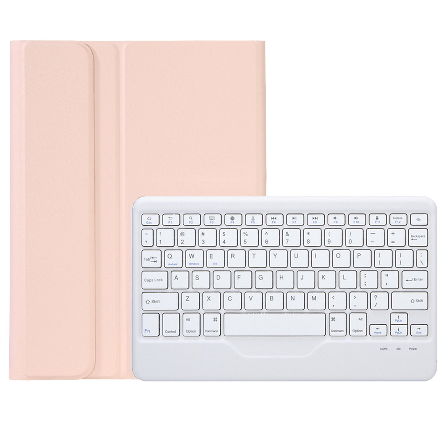 OP12-B For Oppo Pad Air 10.4-inch Protective Case with Removable Bluetooth Keyboard Anti-Drop Leather Stand Cover