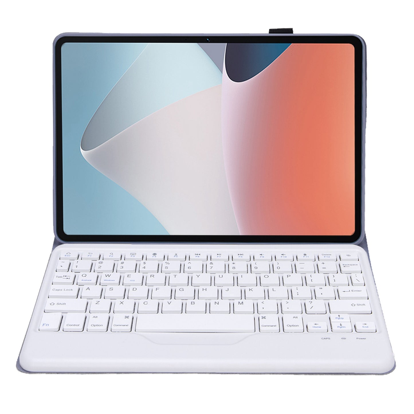 OP12-B For Oppo Pad Air 10.4-inch Protective Case with Removable Bluetooth Keyboard Anti-Drop Leather Stand Cover