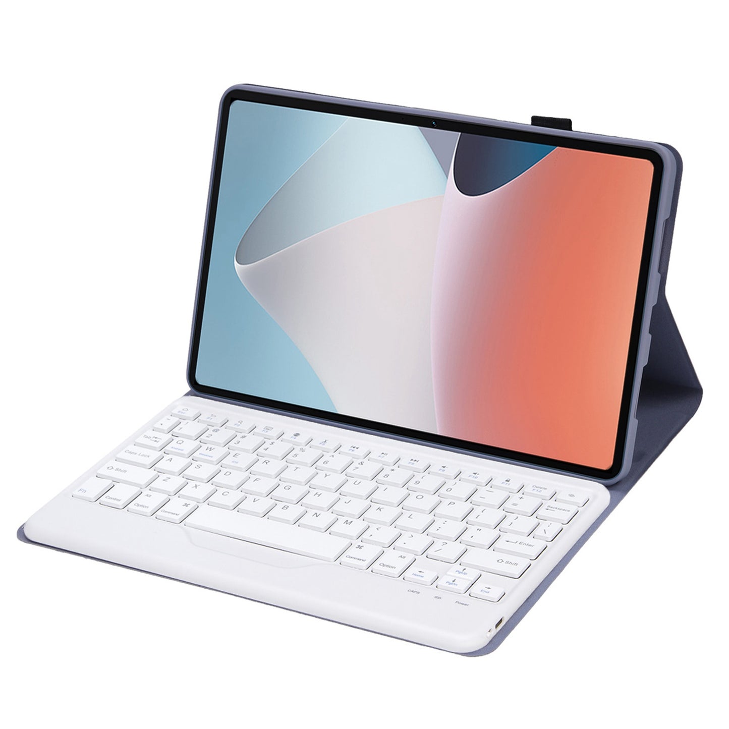 OP12-B For Oppo Pad Air 10.4-inch Protective Case with Removable Bluetooth Keyboard Anti-Drop Leather Stand Cover