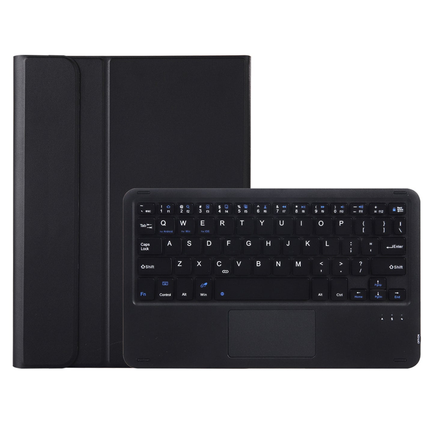 OP12-A For Oppo Pad Air 14-inch Shockproof Stand Case + Bluetooth Keyboard with TouchPad Protective Leather Folio Flip Cover