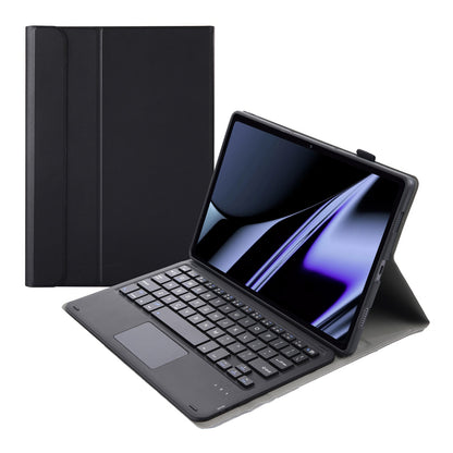 OP11-A For Oppo Pad 11-inch Shockproof Leather Case + Bluetooth Keyboard with TouchPad Anti-Fall Stand Cover