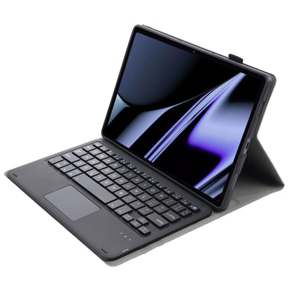 OP11-A For Oppo Pad 11-inch Shockproof Leather Case + Bluetooth Keyboard with TouchPad Anti-Fall Stand Cover