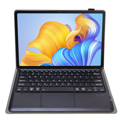AH127-A For Honor Pad 8 12 inch Ultra-Thin Anti-Drop Case + Bluetooth Keyboard with TouchPad Protective Leather Stand Cover