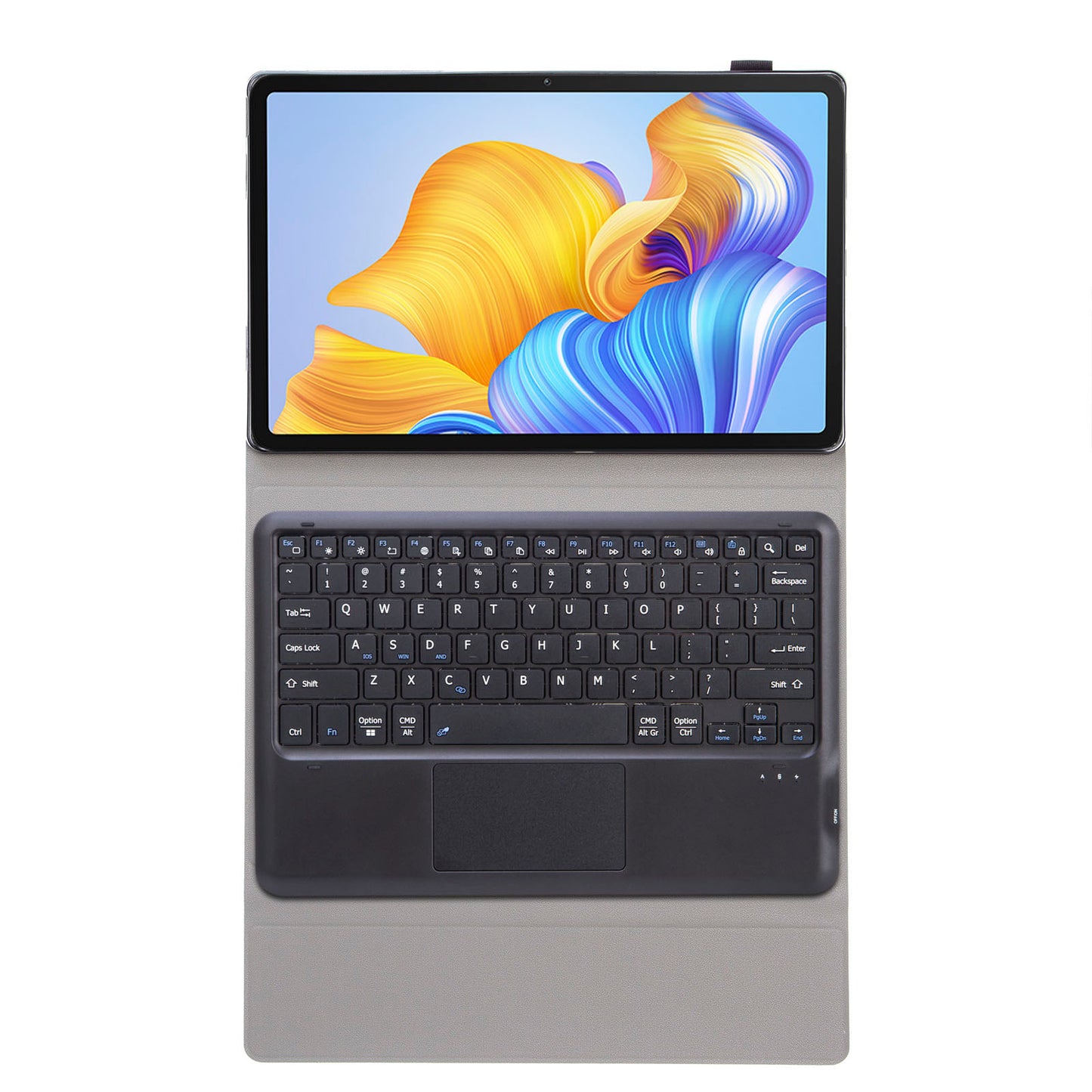 AH127-A For Honor Pad 8 12 inch Ultra-Thin Anti-Drop Case + Bluetooth Keyboard with TouchPad Protective Leather Stand Cover