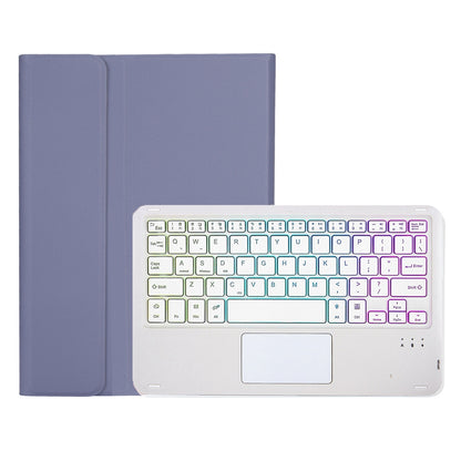 AHW12-AS For Huawei MatePad Pro 11 (2022) 3-Color Backlit Bluetooth Keyboard with TouchPad PU Leather+TPU Anti-Fall Case