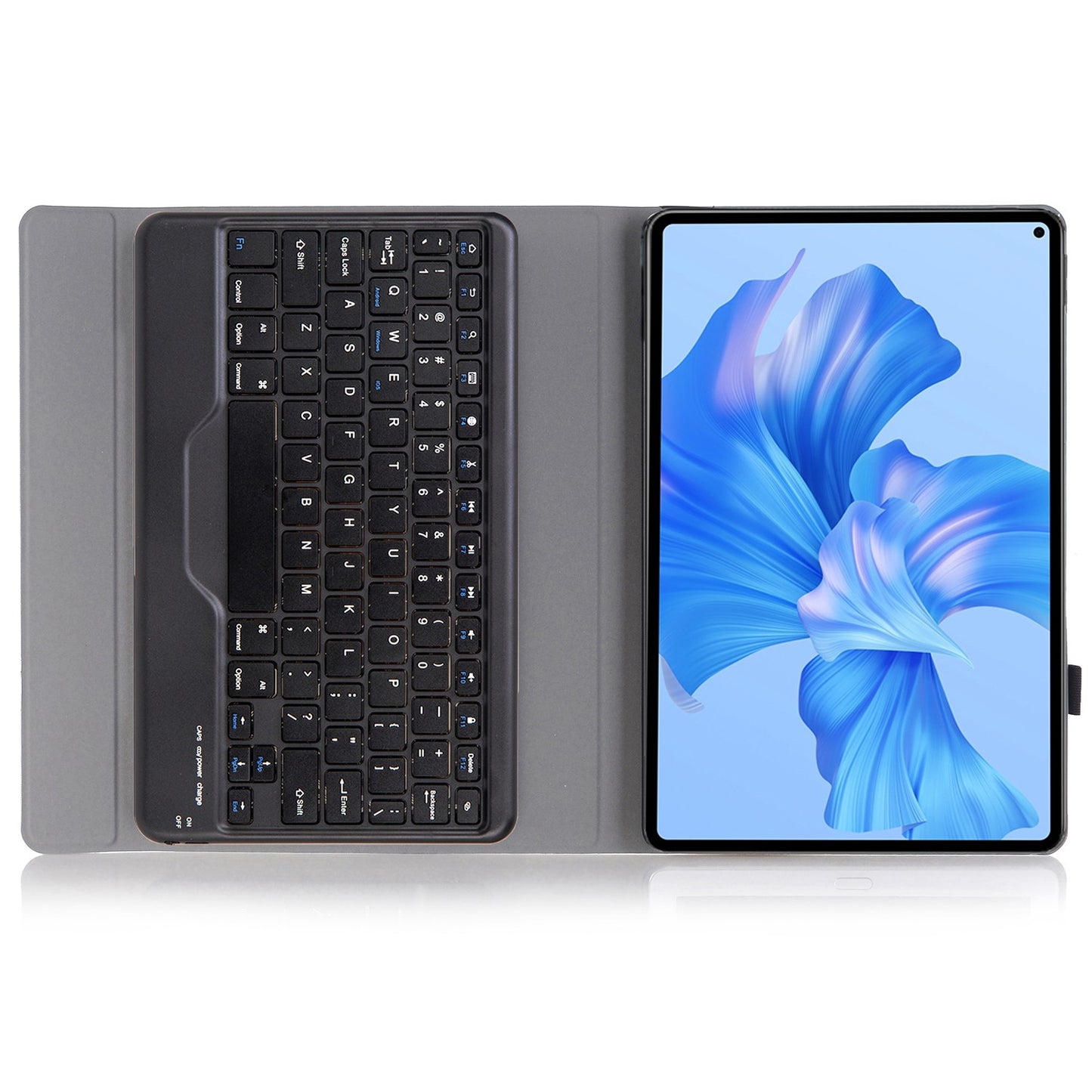 AHW12-B For Huawei MatePad Pro 11 (2022) Protective Case with Detachable Bluetooth Keyboard PU Leather+TPU Stand Cover