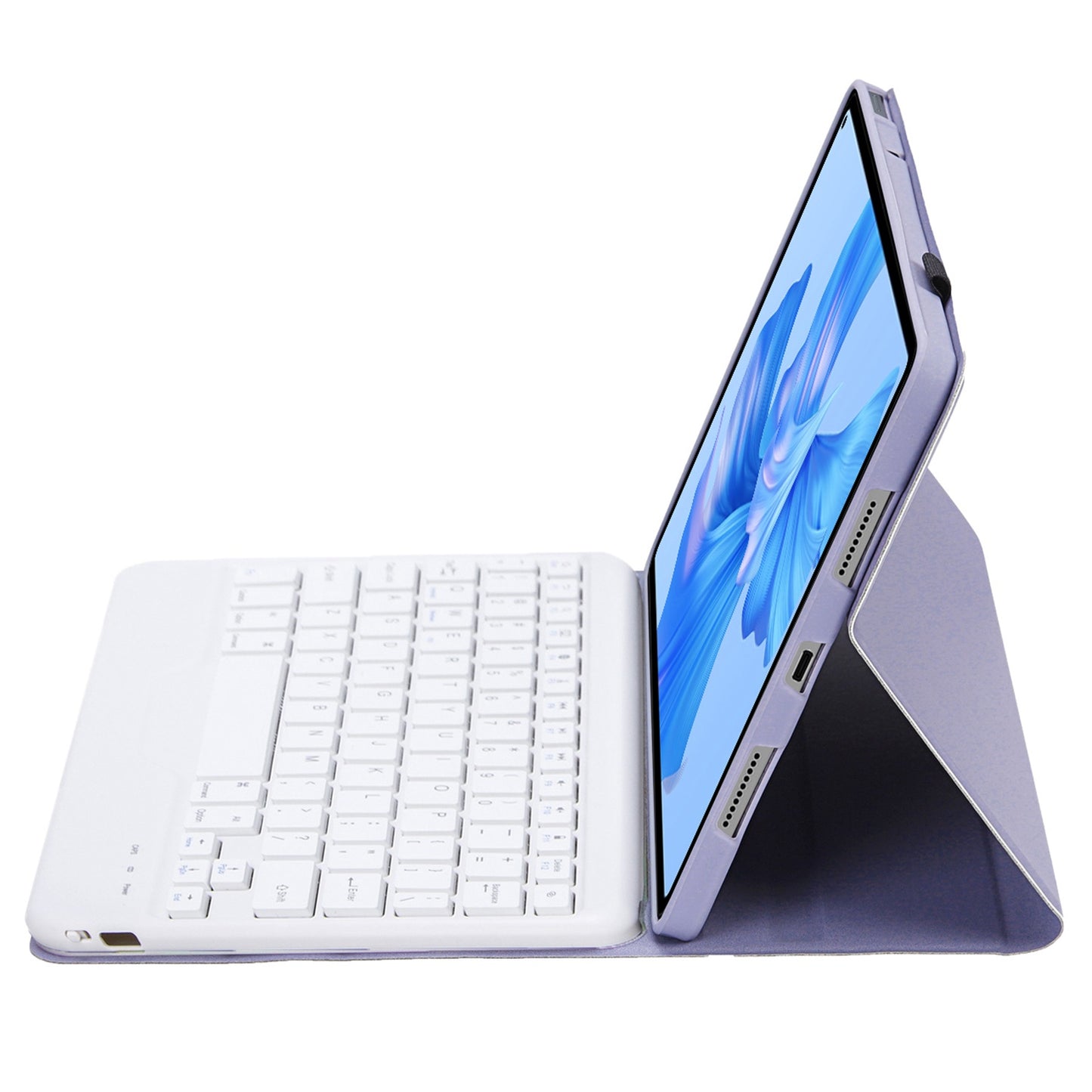 AHW12-B For Huawei MatePad Pro 11 (2022) Protective Case with Detachable Bluetooth Keyboard PU Leather+TPU Stand Cover