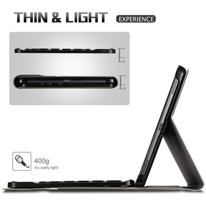 SK-P610 For Samsung Galaxy Tab S6 Lite (SM-P610) Detachable Bluetooth Keyboard PU Leather Protective Cover Anti-Fall Wireless Keyboard Case