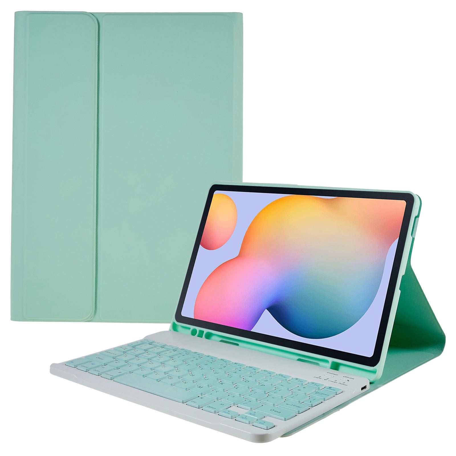 SK-P610 For Samsung Galaxy Tab S6 Lite (SM-P610) Detachable Bluetooth Keyboard PU Leather Protective Cover Anti-Fall Wireless Keyboard Case