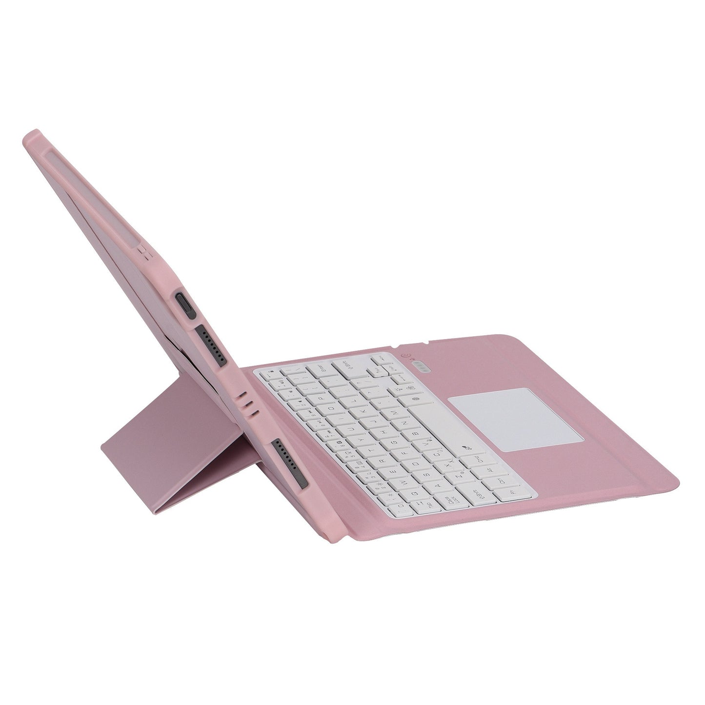 T207D For iPad Air (2020) / (2022) PU Leather Anti-Drop Case + Detachable Bluetooth Keyboard with TouchPad