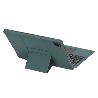T207D For iPad Air (2020) / (2022) PU Leather Anti-Drop Case + Detachable Bluetooth Keyboard with TouchPad