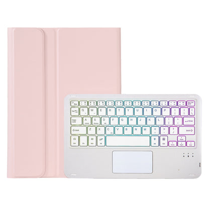 AM18-AS For Lenovo Pad Pro 2022 11.2-inch Detachable Bluetooth Keyboard Case with 3-Color Backlit / TouchPad Anti-Drop Protective Case