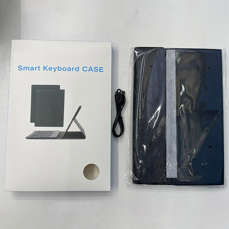 AM18-AS For Lenovo Pad Pro 2022 11.2-inch Detachable Bluetooth Keyboard Case with 3-Color Backlit / TouchPad Anti-Drop Protective Case