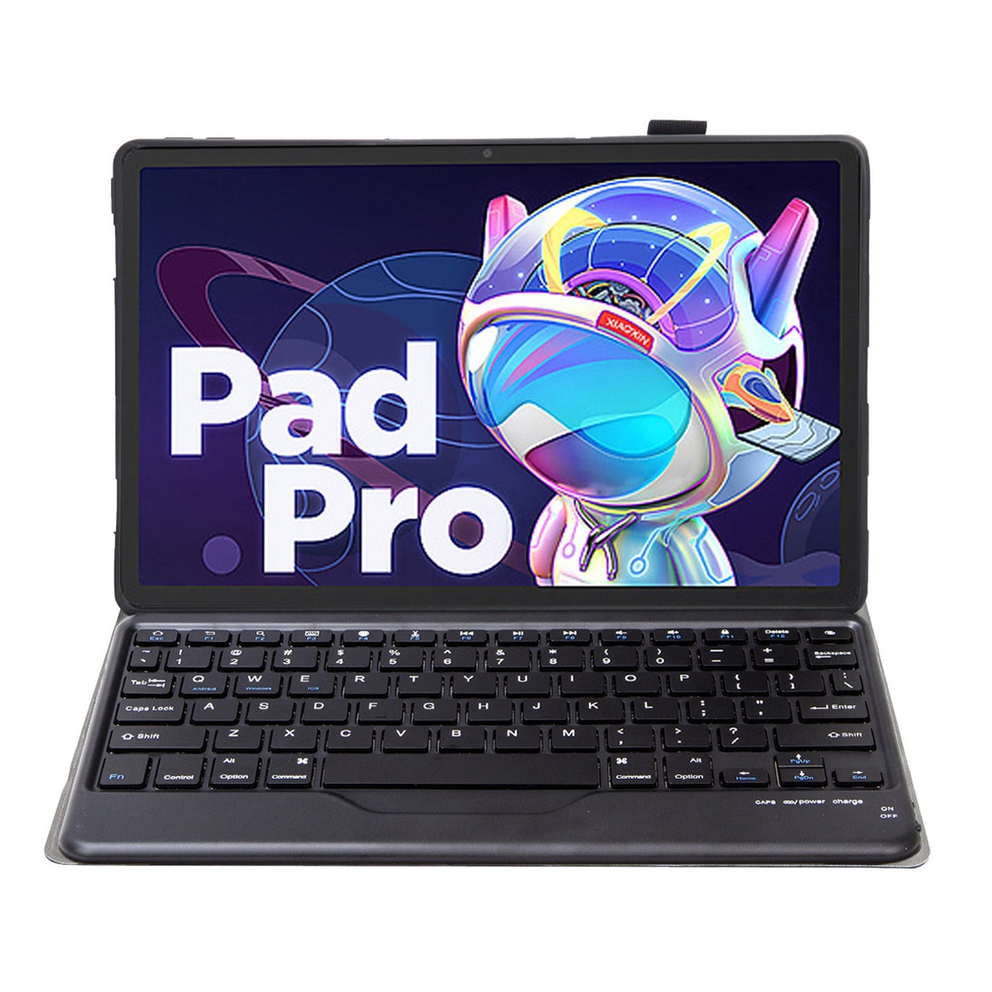 AM18-B For Lenovo Pad Pro 2022 11.2-inch Protective Case with Detachable Bluetooth Keyboard Anti-Drop Tablet Case