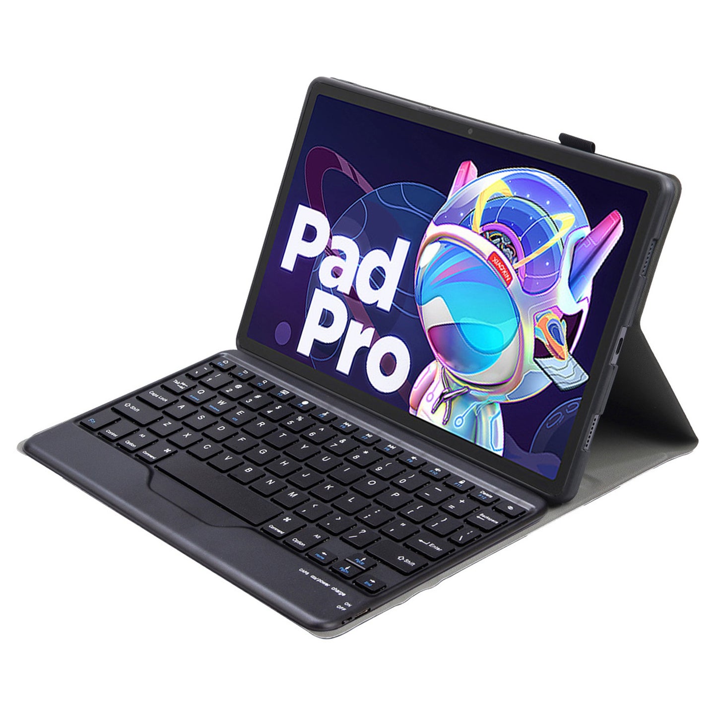 AM18-B For Lenovo Pad Pro 2022 11.2-inch Protective Case with Detachable Bluetooth Keyboard Anti-Drop Tablet Case