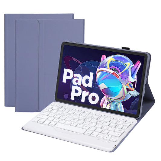 AM18-B For Lenovo Pad Pro 2022 11.2-inch Protective Case with Detachable Bluetooth Keyboard Anti-Drop Tablet Case